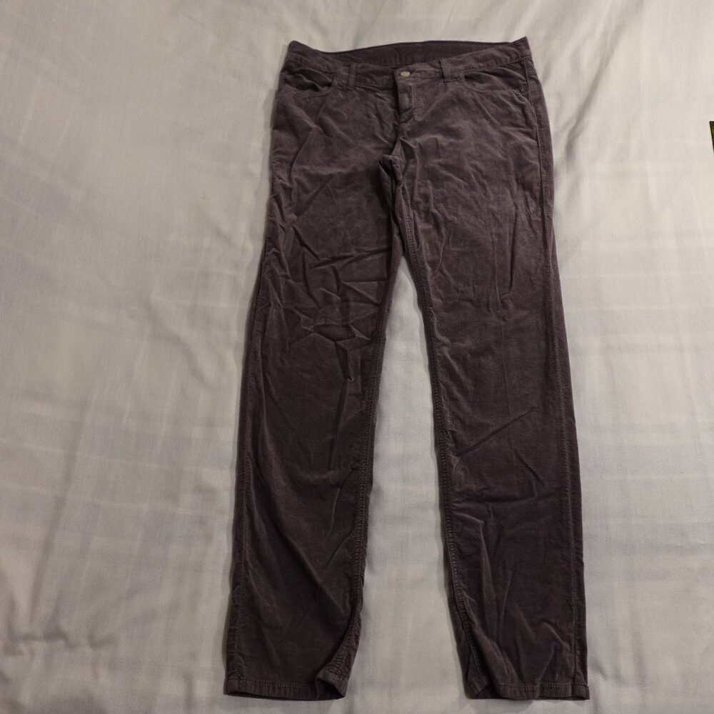 Bogner Velour pants straight women's 12L gray